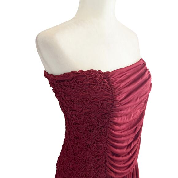 LouLou de la Falaise Strapless Draped Dress Small - Picture 4 of 10